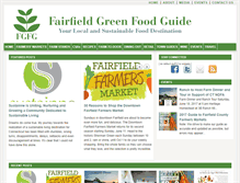 Tablet Screenshot of fairfieldgreenfoodguide.com
